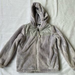 North Face light purple/gray fleece